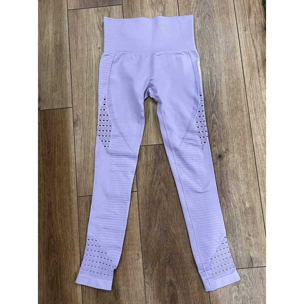 Gymshark‎ Women's Size XXSmall Lilac Pastel Purple Seamless Energy Leggings
